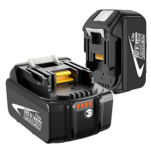 2X BL1850B 5.0Ah Batería de repuesto Cover