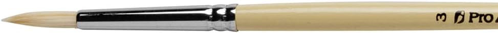 Pro Arte : Series B Hog : Bristle Brush : Round : Size 3