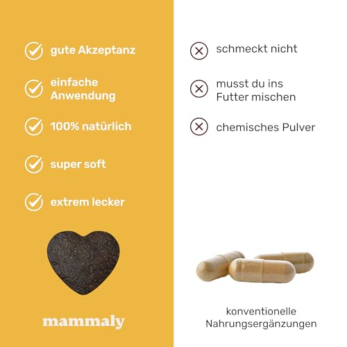 14-in-1 Immunsystem Leckerli für Hunde - Immu Push 220 Snacks (650g) von mammaly - Stärkt Abwehrkräfte mit Hagebutte, Granatapfel, Ashwagandha, Bierhefe,Zink - Reich an Antioxidantien, Vitamin A, C, K