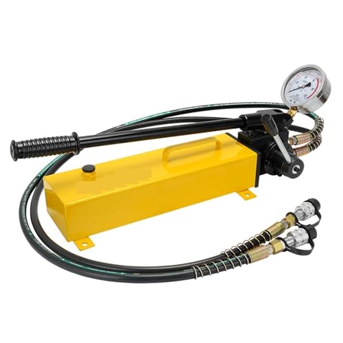Pompa Manuale A Doppio Effetto Con Manometro Pompa Idraulica Ad Alta Pressione For Utensile Idraulico