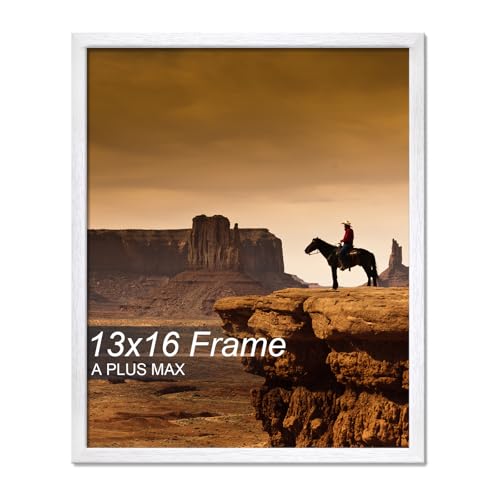 A PLUS MAX 13x16 Picture Frame White Light Weight Wall Mount