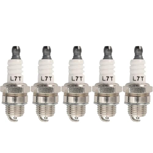 Bougie L7TC haute performance pour moteur de tronçonneuse et tondeuse (5 pièces)