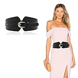 cinturone pelle gdf La cintura elastica da donna è realizzata in pelle PU di alta qualità, fascia elastica e fibbia ad ardiglione. Morbido e resistente, non facile da sbiadire e deformare. I materiali di alta qualità consentono alla cintura di durare a lungo.