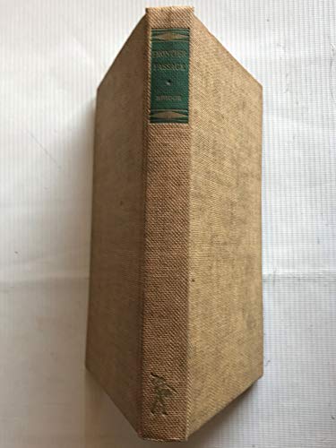 Frontier Passage (Vanguard Library No 8) B0000CIHNS Book Cover