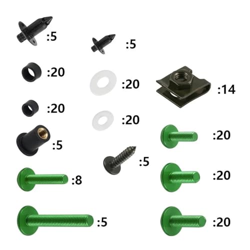 Vis fixation carénage moto argent anti-vibration Jog 50 - 3