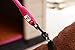Comfortable & Shock Absorbing Pink 6ft Dog Rope Leash Feature Soft Hand Loop Great for Walking Running Hiking Climbing & Training Leash with Safety Reflective Stitching For Medium & Large Sized Dogs