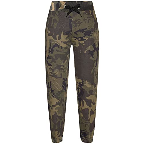Survêtement à capuche uni pour enfant ensemble sweat et jogging vert camouflage 3-4 ans - 3