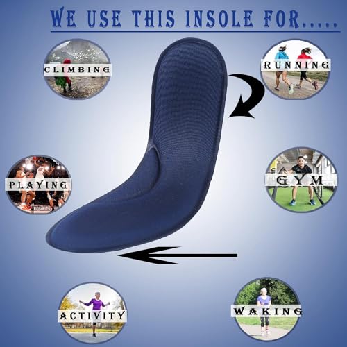Image of BigPlayer Revitalize Your Every Step: Comfort Relaxable Memory Foam Insoles - Elevate All Shoes to Cloud-Like Comfort (Free Size)
