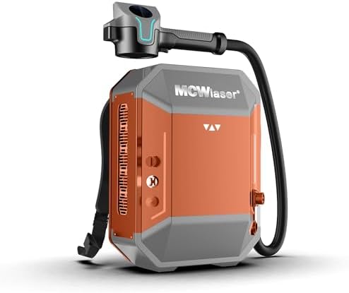 MCWlaser 100W Pulse Laser Cleaning Machine 120W P120 Portable Laser Cleaner Rust Removal for Metal Laser Paint Oil Coating Removal Mini Backpack Design Shipment By Express Free Duty