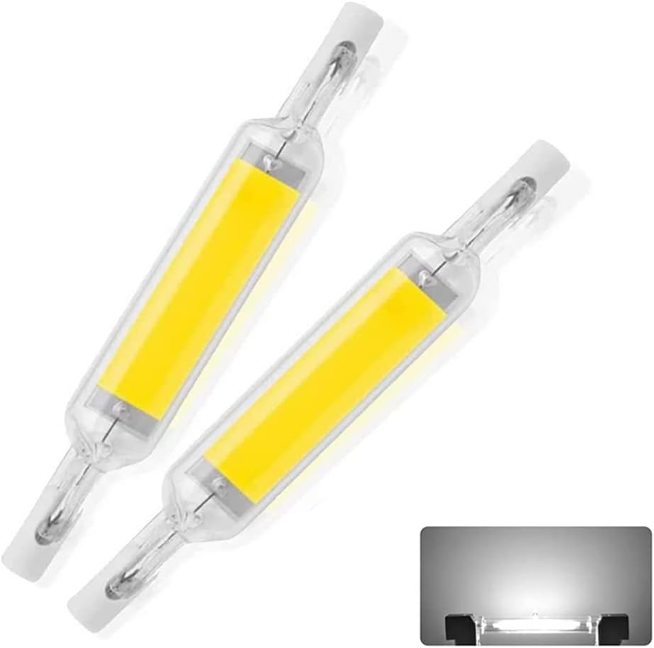 DOOK R7s LED Bulb 78mm Dimmable 20W Double Ended LED Bulbs 120V J Type R7s Floodlight 200W Halogen Bulb Replacement, 4 Pack Cool White (6000k 6500K)