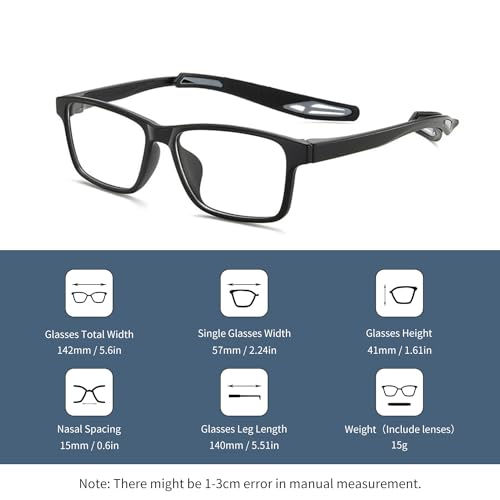 SooGree Racquetball Goggles Sports Goggles Safety Glasses for Pickleball Basketball Football Eyewear Anti Shock Absorption