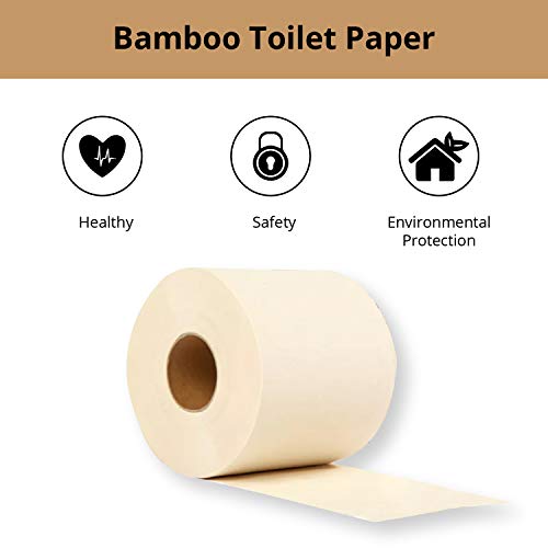 Elvissmart Ultra Soft Bamboo Toilet Paper - 4800 Total Bath Tissue, 24 Roll (Pack Of 1) #TOP2