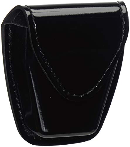 Safariland Duty Gear  : Handcuff Pouch Top Flap, Hi-Gloss, Black - Bianchi 190-2-9HS