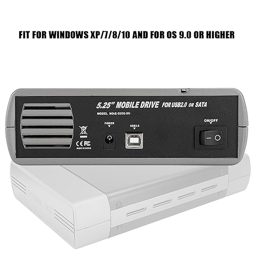 Graveur DVD externe 16x boîtier USB 2.0 interface 5.25 et disque dur 3.5 Windows - 4