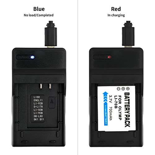 Norifon OLY-LI-50B Li-70B Usb Charger For Olympus D-700, D-705, D-710, D-715, D-745, Fe-4020, Fe-4040, Fe-5040, Vg-110, Vg-120, Vg-130, Vg-140, Vg-145, Vg-150, Vg-160, X-940, X-990 Camera And More thumb #3