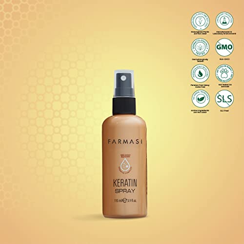 FARMASi Keratin Therapy Spray Reparador 3.9 fl oz miniatura 2