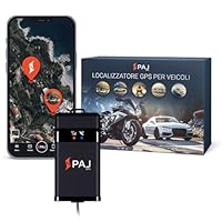 PAJ VEHICLE Finder 2.0, Localizzatore GPS per Moto, Auto e Altri Veicoli, Collegamento Diretto alla Batteria, Monitoraggio in Tempo Reale e Memoria di 365 Giorni Tramite App