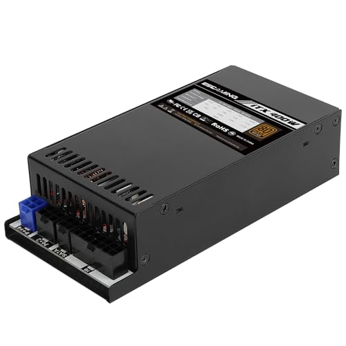 Image of 80 Plus Bronze Certified Flex ATX /1U 400W Power Supply, ESGAMING APFC Full Range 90-264V Mini ITX PSU for POS AIO NAS Mini Server Small Form Factor PC (Flex ITX)