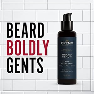 Cremo beard serum palo santo reserve collection restores moisture softens and reduces beard itch for all lengths of facial hair 2 fluid ounces  urban country home decor