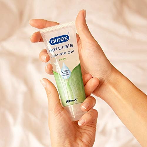 Durex Naturals Intimate Pleasure Water Based Pure Lubricant Gel - 100 ml (Packaging May Vary)