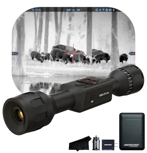ATN Thor LTV 320 Smart HD Thermal Scope with 320x240, 12 Micron Sensor | Magnification, Video Recording, One Shot Zero | Exclusive Signature Series Kit