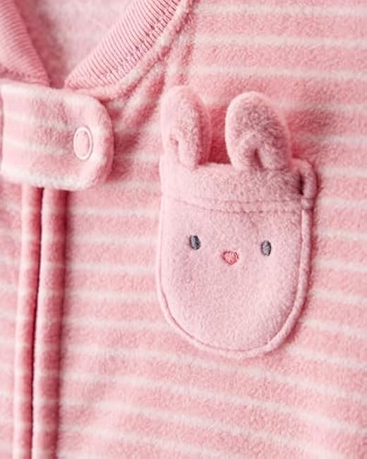 Carter's Unisex Baby Sleep Bag (Pink Bunny, 0-3 Months)