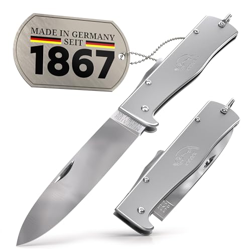 DIYexpert Outdoor-Messer MERCATOR Edelstahl | [Ohne CLIP] | Klappmesser Made ...