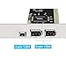 CERRXIAN Tarjeta Firewire PCI Firewire de 3 puertos IEEE 1394 IEEE 1394...