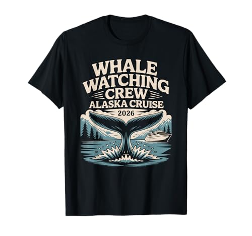 Scenic Alaska Cruise Whale Watching Crew 2026 Family T-Shirt