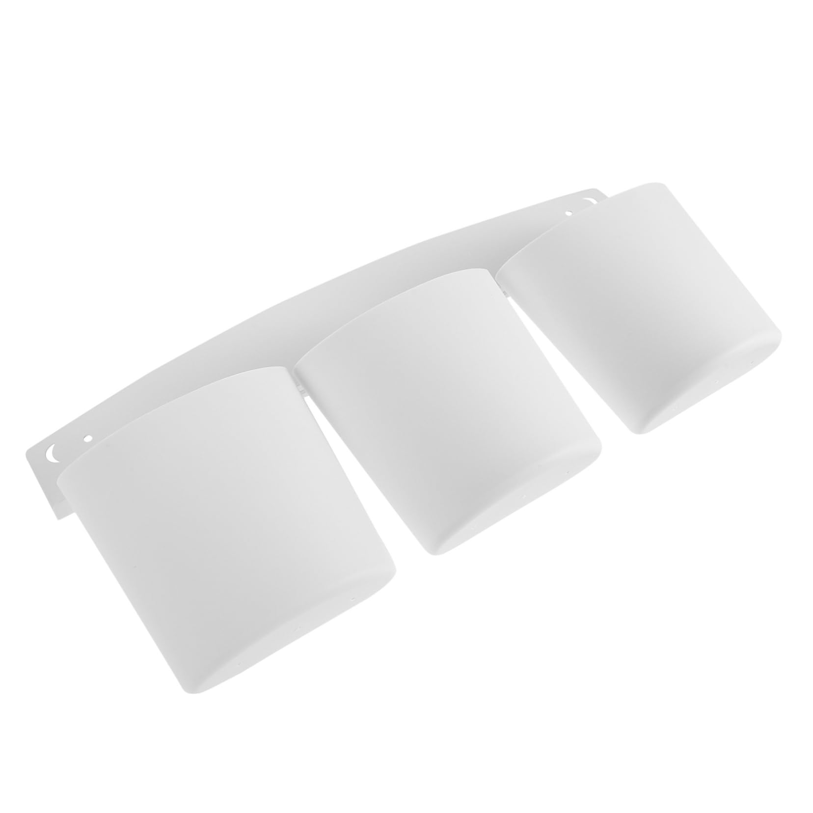 VALICLUD Kitchen Storage Box Fridge Refrigerator Magnetic Letter Holder Decorative Magnetic Storage Wall File Mail Holder Kitchen Office Holder Wall-mounted Magnet Storage White Plastic