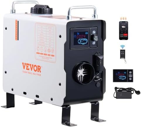 VEVOR Diesel Heater, 2KW 12V/24V All in One Diesel Air Heater wit...