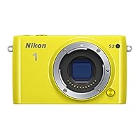 【ショット数5回】 Nikon ニコン １ S2 イエロー ミラーレス 一眼 ショット数5回】 Nikon ニコン 1 S2 イエロー ミラーレス 一眼