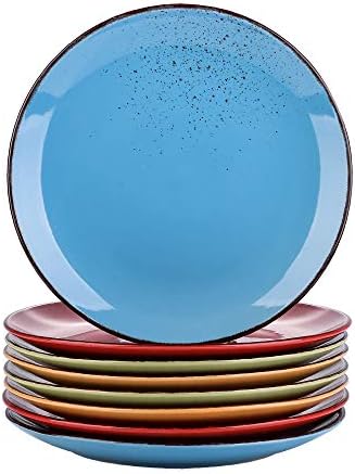 vancasso Aria zestaw 6 talerzy deserowych, odpornych na zarysowania, ceramicznych naczyń obiadowych, nadaje się do zmywarki i kuchenki mikrofalowej, talerze obiadowe, talerze do makaronu, talerze