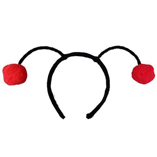 BAOBAO Kid Adult Ladybug Fly Bee Ant Antenna Ball Headband Hairband Cosplay Costume