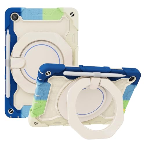 Coque silicone Lenovo Tab M10 Plus 3rd Gen pour cuisiner et voyager en bleu
