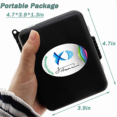 Jshanmei Fishing Swivels Kit - Ball Bearing Swivel, Rolling Barrel Swivel, Crossline Three Way Swivel, Duo Lock Snap, High Strength Fishing Line Connector For Bass Trout Saltwater Freshwater #TOP6