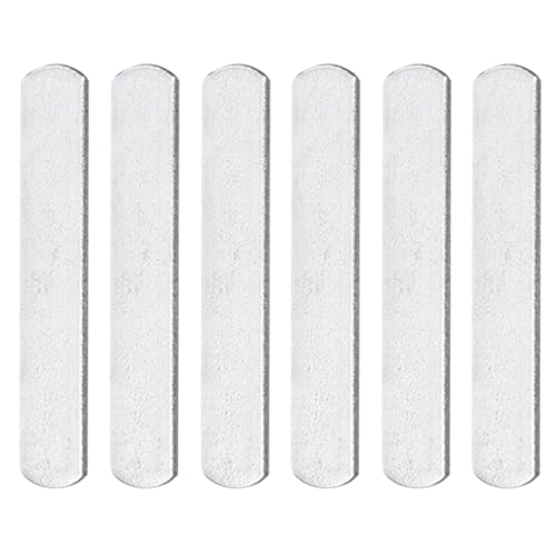 Veemoon 6 Pcs Steel Weighted Vest Plate Strength Training Weight Plate With Round Head For Loading Leg Guards Weighted Vest