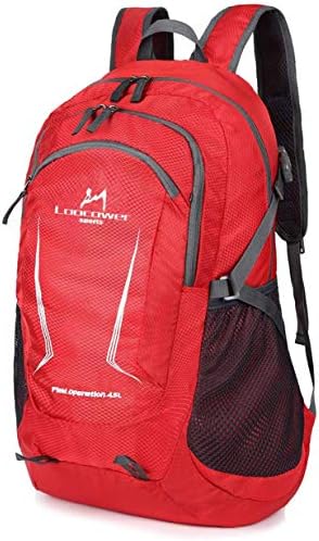 Loocower 45L Ultra Lightweight Foldable Backpack Packable Hiking Rucksack Portable Water Resistant Daypack Bag for Camping Cycling Travelling Climbing Trekking Mountaineer Outdoor Sport