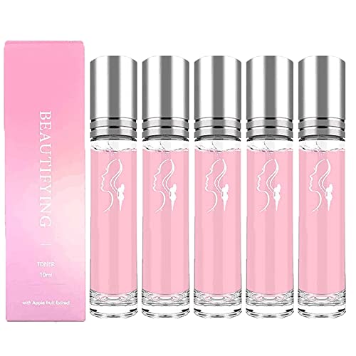 ADEK Eternal Love Perfume Enhanced Edition, Pure Romance Perfume, Dating Perfume Portable Mini Non-irritating Attractive Increase Happiness Mild Roll-on Perfume for Lover- Womens (5 pcs)