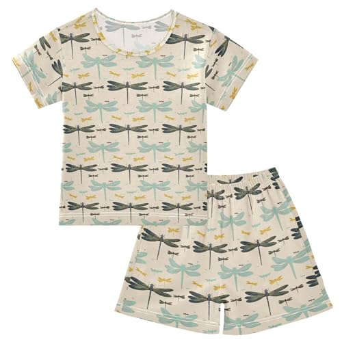 Dragonfly Pajama Set Pajamas Sleepwear Nightwear Loungewear Clothes Set B04048143