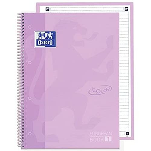 Cuaderno Oxford multicolor estándar para apuntes universitarios y notas de oficina