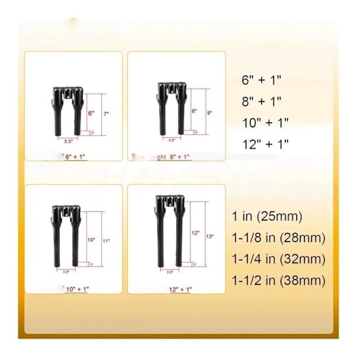 Abrazadera Modular para manillar negro y ajuste variable 5