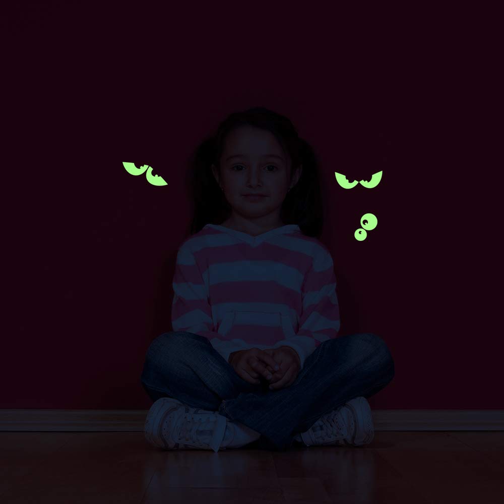Ambiance Sticker Glow in The Dark Eyes Set 10 x 25 cm, Eyes1, 10x25 - Image 3