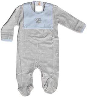 Rosie & Leo Baby,Clothing,Baby Boys 0-24m,Sleepwear & Robes,Sleepsuits Rosie & Leo Unisex Baby Sailor Monogram Sleepsuit