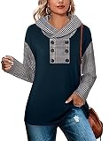 Furnex Womens Sweatshirts and Hoodies Plus Size Long Sleeve Hooded Shirt Women Winter Pullover Hoodi