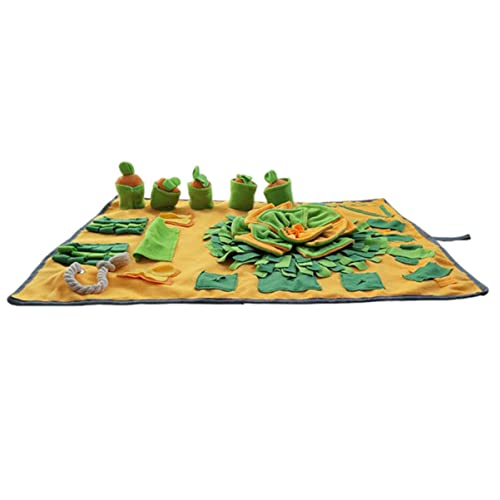 Milisten Alfombra Olfativa para Perros Mat de Decorativo Accesorio para Alimentación Estimula Curiosidad y Diversión Antideslizante y Resistente Deformaciones