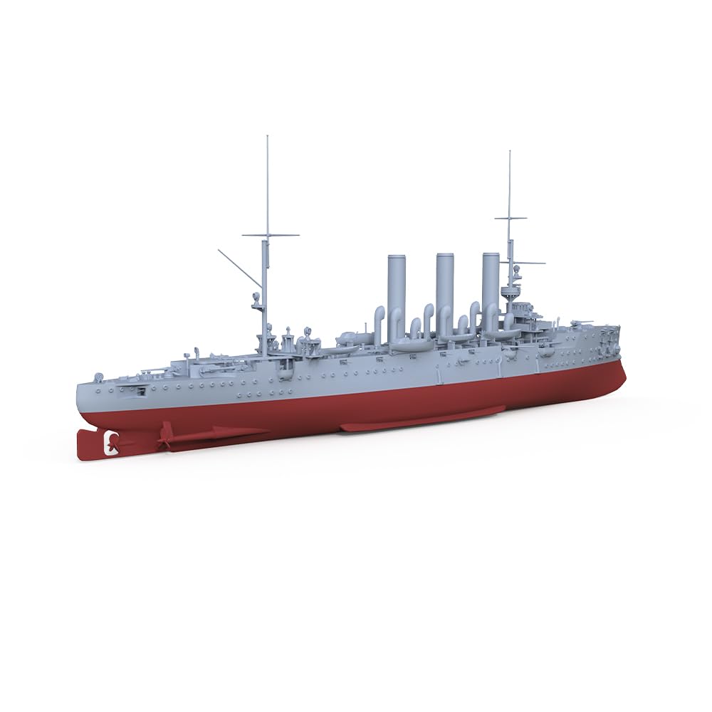 MRY-SFW SSC300507S-A 1/300 zestaw do budowy modelu wojskowego rosyjski krążownik Diana, pełny kadłub