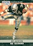 Bo Jackson Football Card (Oakland Raiders) 1990 Pro Set #155