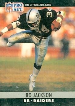 Amazon.com: Bo Jackson Football Card (Oakland Raiders) 1990 Pro