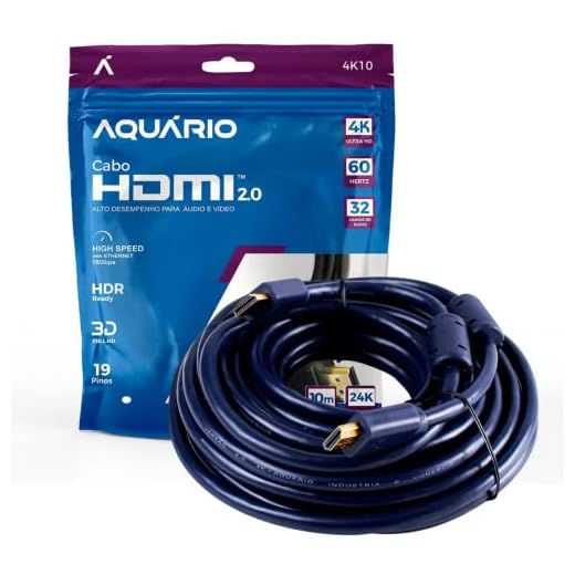 CABO HDMI 2.0 4K 3D 19 PINOS - 10 METROS